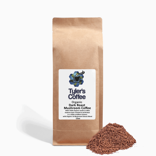 Dark Roast 10 Mushroom Coffee 4oz/12oz